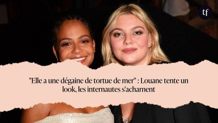 "Elle a une dégaine de tortue de mer" : Louane tente un look, les internautes s'acharnent