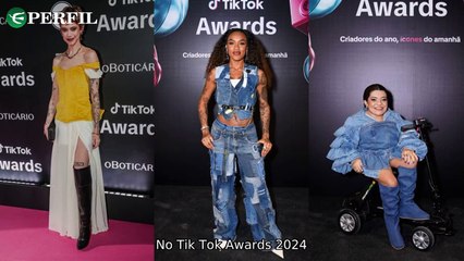 "Looks incríveis no TikTok Awards 2024: Bruna Biancardi arrasa em chá revelação de Ludmilla e comparação com America Singer"