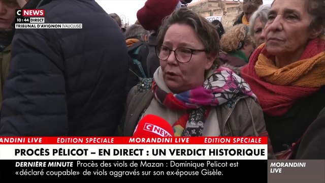Procès des viols de Mazan - La colère des manifestantes venues en masse devant le tribunal pour soutenir Gisèle Pelicot après l’annonce des peines: Le verdict est abject - VIDEO