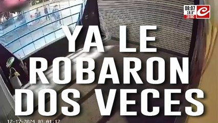 Inauguró su comercio hace un mes y ya le robaron dos veces