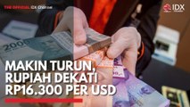 Makin Turun, Rupiah Dekati Rp16.300 per USD