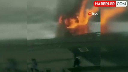 Diyarbakır'da Seyir Halindeki Cip Alev Aldı