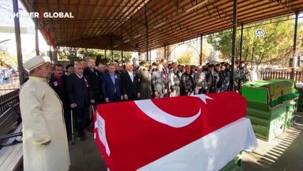 Vefat eden Kore gazisine son görev