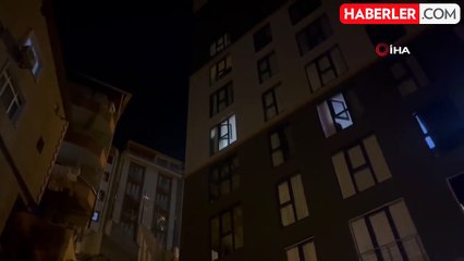 Fenomen 4. kattan aşağı düştü, 2 yaşındaki kızı evde mahsur kaldı