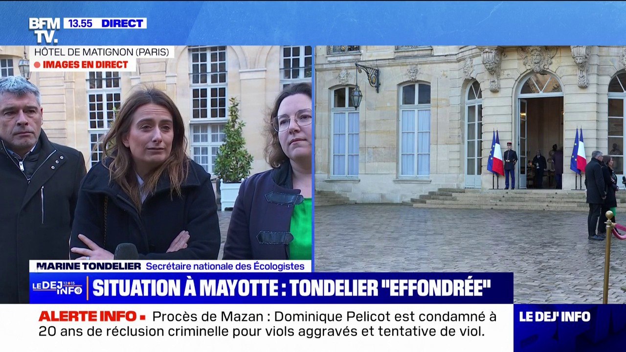Consultations à Matignon: "On voit de moins en moins le chemin", annonce Marine Tondelier à son arrivée à la réunion avec les chefs de partis
