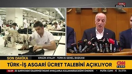 Türk-İş asgari ücret talebini açıkladı