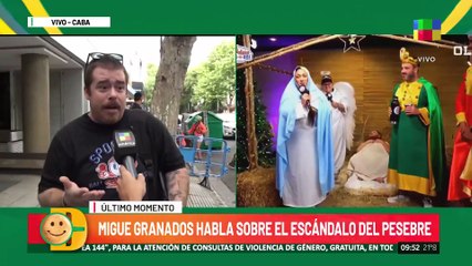 Migue Granados habló del sketch del pesebre en Olga: "Cuando se ofende hay que pedir perdón"