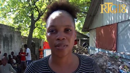 Pòt pawòl kan deplase lalue a Chantal Saint-Jour kritike kondisyon sanitè yo ki pa reyini nan kan.