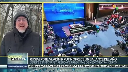 Pdte. de Rusia realiza rueda de prensa sobre balance anual