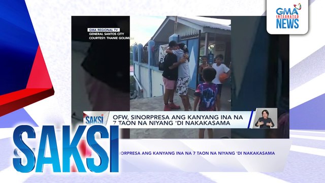 SAKSI RECAP: OFW, sinorpresa ang kanyang ina na 7 taon na niyang 'di nakakasama (Originally aired on December 18, 2024