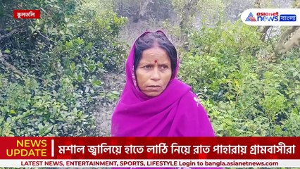 যে কোন মুহূর্তে ঢুকতে পারে বাঘ! সন্ধ্যা নামতেই কুলতলির মৈপীঠে বাঘের আতঙ্ক