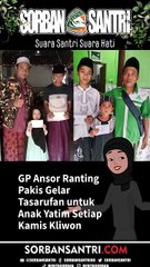GP Ansor Ranting Pakis Gelar Tasarufan untuk Anak Yatim Setiap Kamis Kliwon