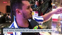 Heitor Villa-Lobos é homenageado na estação Pinheiros do metrô em SP