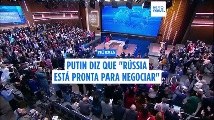 "A Rússia está mais forte", garante Putin na conferência de imprensa anual