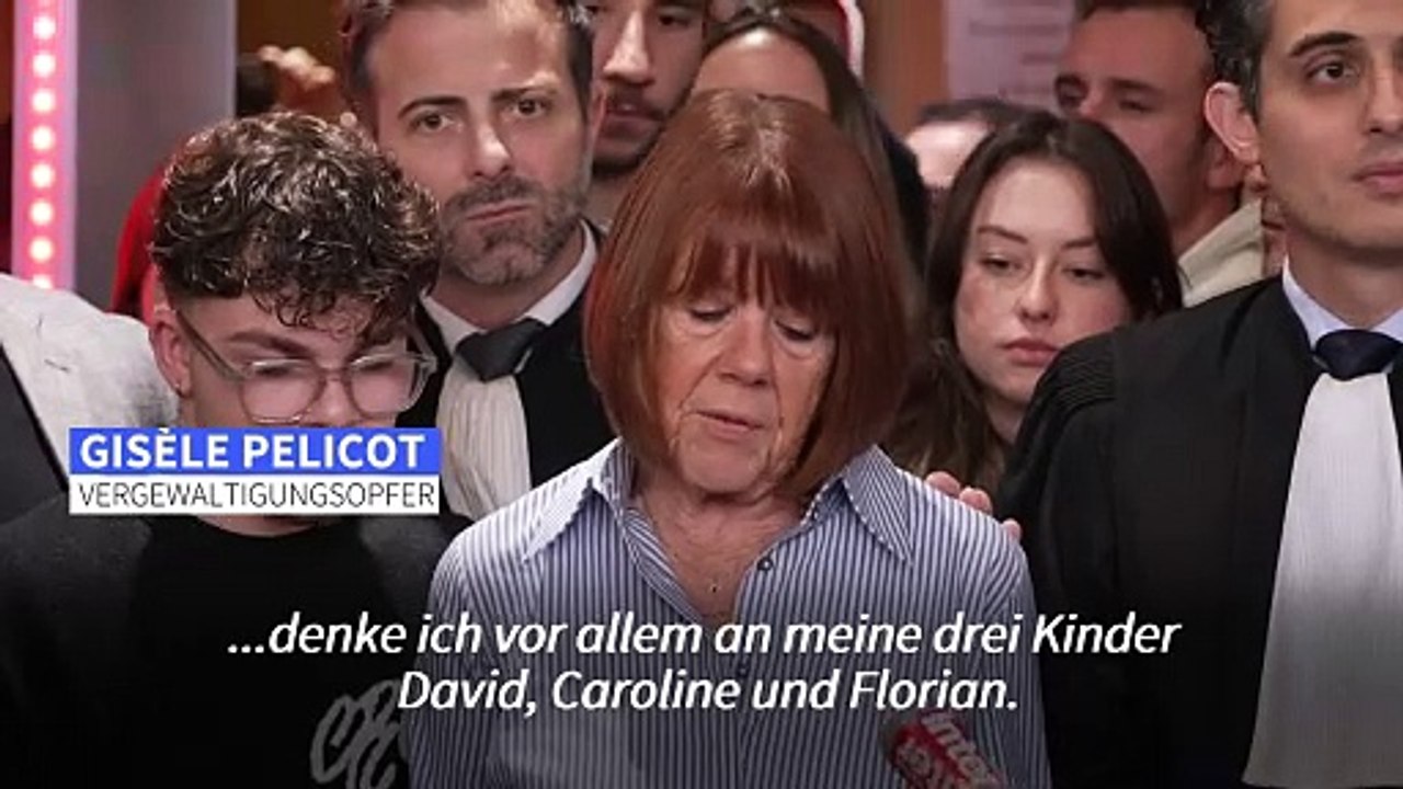 Vergewaltigungsprozess: Gisèle Pelicot würdigt 'unbekannte Opfer'