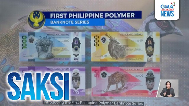 Endangered at native flora at fauna sa bansa, bagong mukha ng P50, P100 at P500 polymer bills ng BSP | Saksi