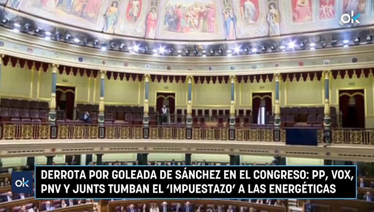 Derrota por goleada de Sánchez en el Congreso: PP, Vox, PNV y Junts ...