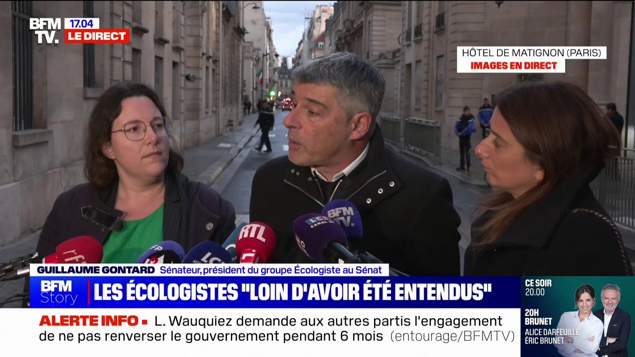 Guillaume Gontard (les Écologistes): "Comme on dit chez moi: quand on ne sait pas, on ne va pas. J'ai l'impression que (François Bayrou) ne sait pas où il va"