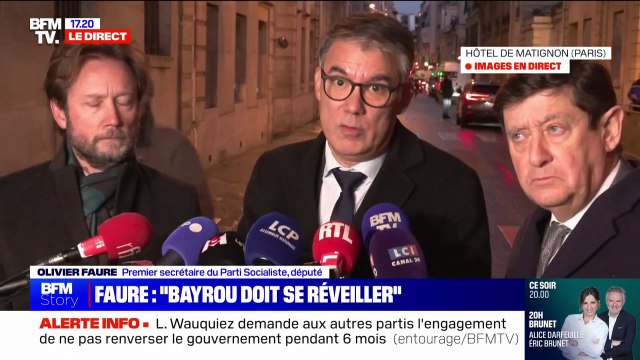 Réforme des retraites: Olivier Faure (PS) demande un référendum en l'absence d'accord entre les partenaires sociaux et les forces politiques après une conférence de financement