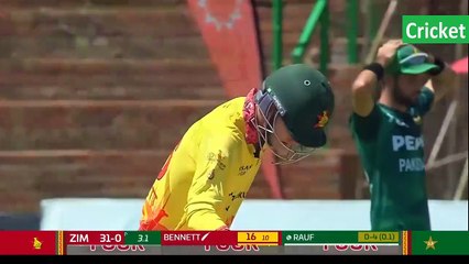 Zimbabwe vs Pakistan 2nd T20I Highlights 2024