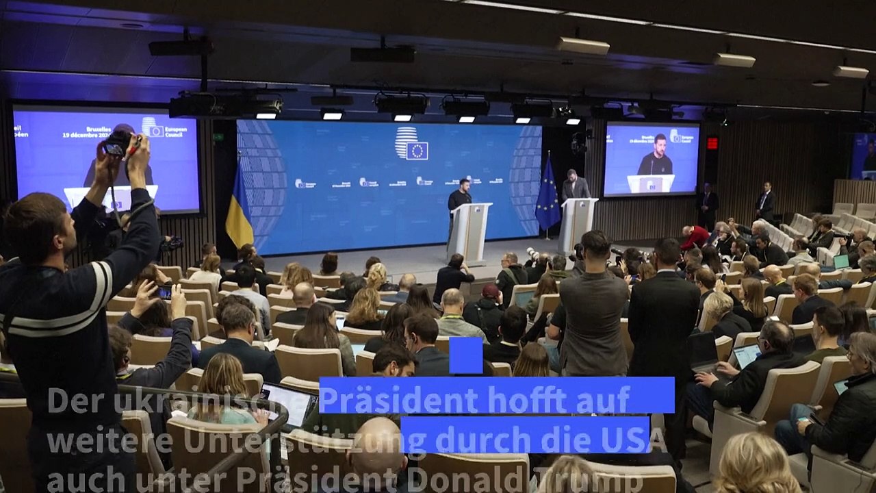 Selenskyj hofft auf Trump: 'Welcome, Donald!'