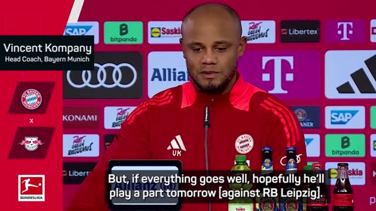 Kompany provides update on 'irreplaceable' Kane