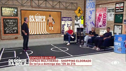 “O maior de todos os tempos”: Craque Neto se emociona em visita à exposição de Pelé