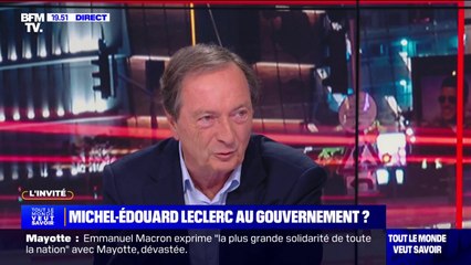 Gouvernement Bayrou: "Je me sens plus utile à la Nation en étant sur le terrain, à investir, à travailler pour le pouvoir d'achat des Français", confie Michel-Édouard Leclerc