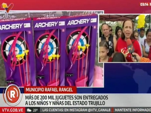 Trujillo | Niños y niñas del mcpio. Rafael Rangel son beneficiados con entrega de juguetes