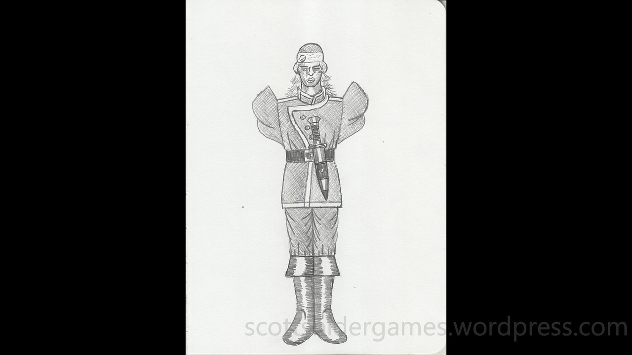 Soldier Pencil Sketch Video #551 (12-19-2024)
