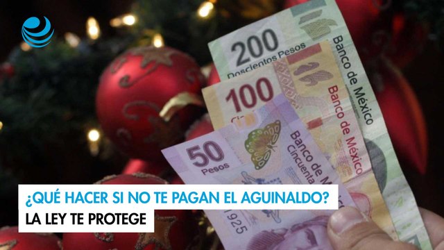 ¿Qué hacer si no te pagan el aguinaldo? La ley te protege
