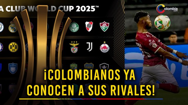 ¡CONFIRMADO! Así jugarán los clubes colombianos en la Libertadores 2025. ¡Análisis del sorteo!