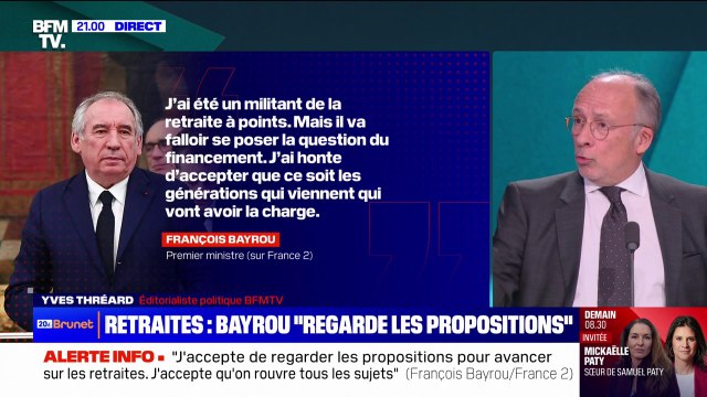 François Bayrou souhaite que Bruno Retailleau reste dans le gouvernement et espère un soutien puissant de la droite républicaine