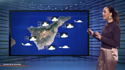 La previsión del tiempo en Canarias para el 20 de diciembre de 2024, en Atlántico Televisión.