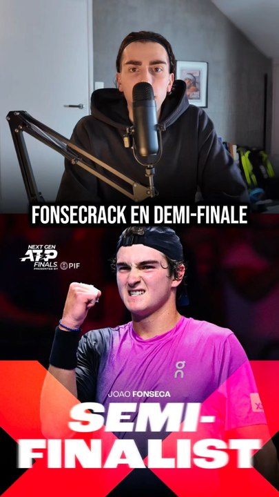 Fonseca en demi-finale des Next Gen Finals 😮‍💨