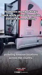 Teamsters picket at Amazon in Detroit, and across the U.S.