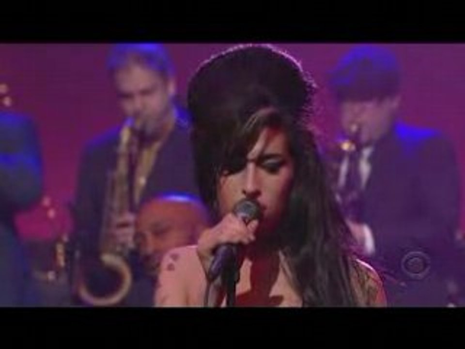 Amy Winehouse - Rehab on David Letterman