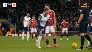 Manchester United vs Tottenham 3-4 - All Goals & Highlights - EFL Cup 2024