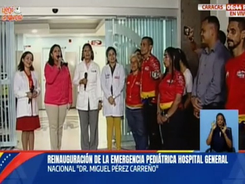 Gobierno Bolivariano reinaugura emergencia pediátrica del Hospital "Dr. Miguel Pérez Carreño"