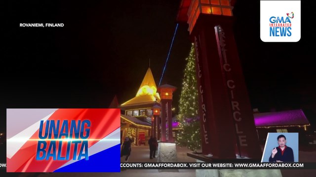 Santa Claus, puwedeng bisitahin sa Santa Claus Village sa Artic Circle | Unang Balita