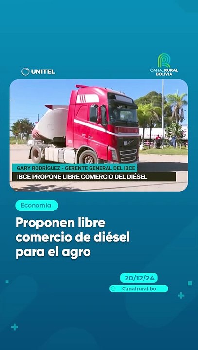 Proponen libre comercio de diésel para el agro