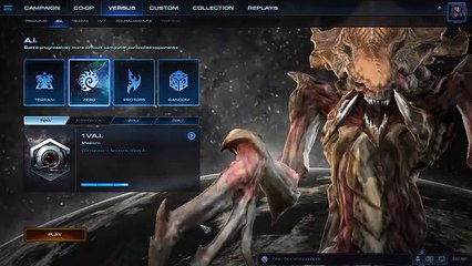 [StarCraft 2]No.0318--Great ZERG Player vs Medium A.I, WIN[2-Base Ravager-Ling Attack].CUT.02'07-10'29