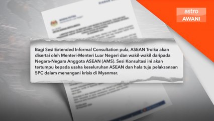 Mohamad Hasan hadir sesi perundingan Troika ASEAN di Bangkok