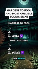 Guess Hardest to Fool & Most Gullible Zodiacs #astrology #zodiac #zodiacsignsshorts
