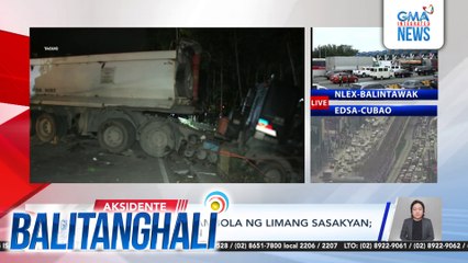 Isa, patay sa karambola ng limang sasakyan; dalawa, sugatan | Balitanghali