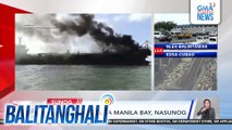 Dredger vessel sa Manila Bay, nasunog | Balitanghali