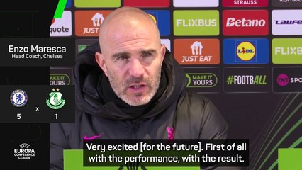 Maresca delighted with Chelsea youngsters after another Conference League rout