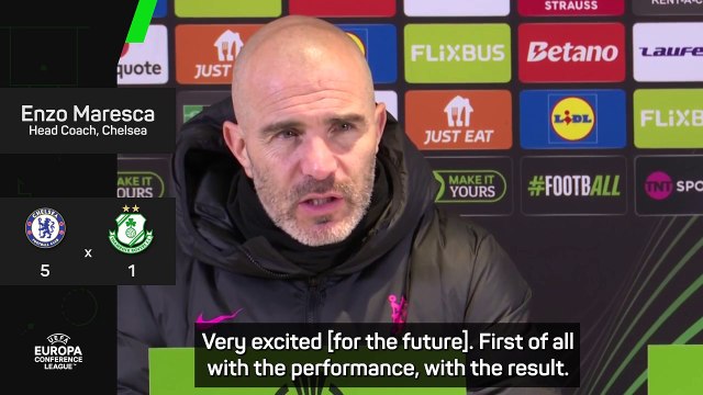 Maresca delighted with Chelsea youngsters after another Conference League rout