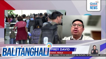 Panayam kay Atty. Manuel Jeffrey David ng MIAA | Balitanghali