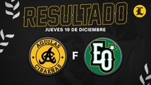 Resumen Águilas Cibaeñas vs Estrellas Orientales 19 de Diciembre del 2024